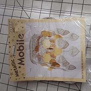 Wedding Mobile Bridal Shower Wedding Decoration, 24" long Mobile, Paper Art 4of4